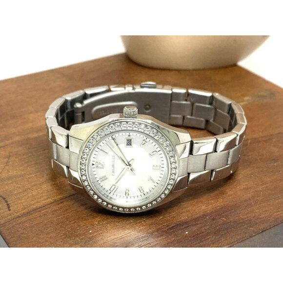 Caravelle by Bulova Women's Watch 43M120 Quartz Silver Dial Stainless Steel 28mm - Picture 7 of 13